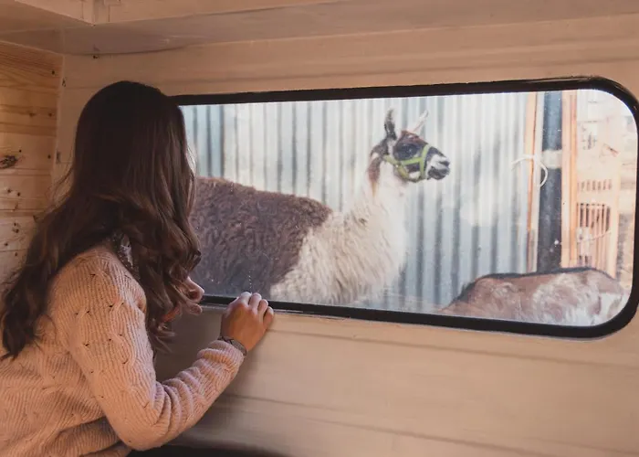 Luxury tent Caravan On Ranch